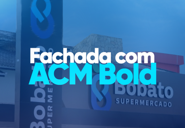Fachada com ACM Bold!