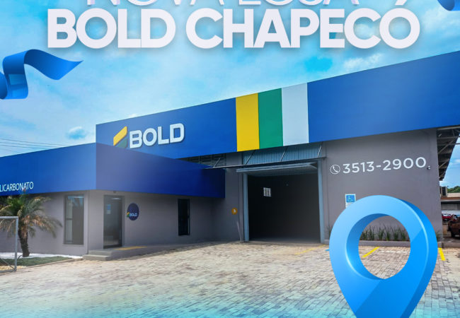 Nova loja Bold em Chapecó - SC!