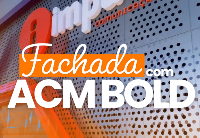 Fachada com ACM Bold